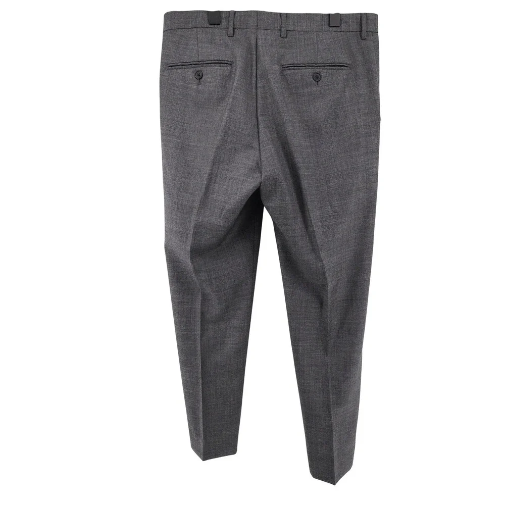J. Crew Thompson 100% Wool 2-Piece‎ Suit Grey Mens 42R 34x28